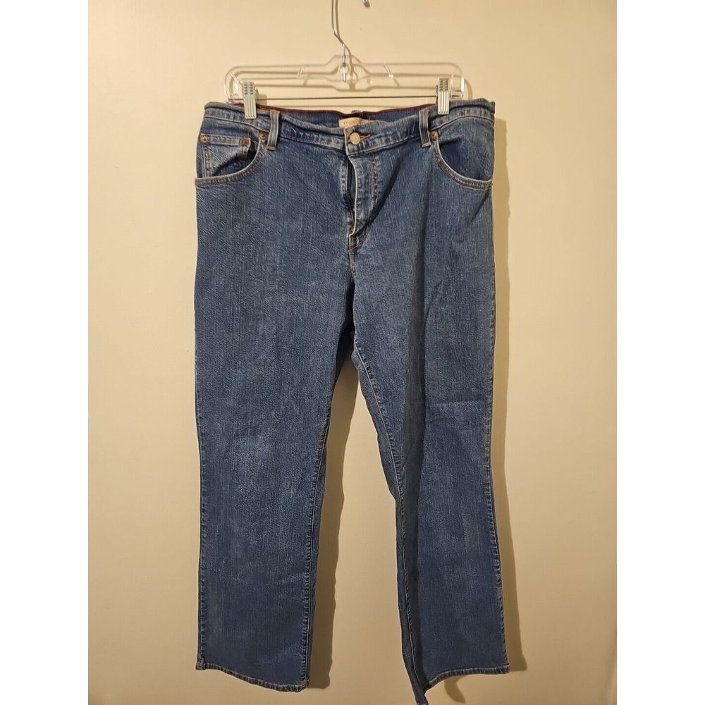Levi's 550 Classic Relaxed Bootcut Med Blue Denim Jeans Women's  Size 14M